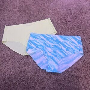 No Boundaries Blue Tie-Dye Neon Green Women's Underwear Lot